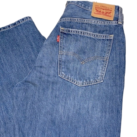 Levi’s low pro straight jeans new tags size 30 distressed - Picture 1 of 8